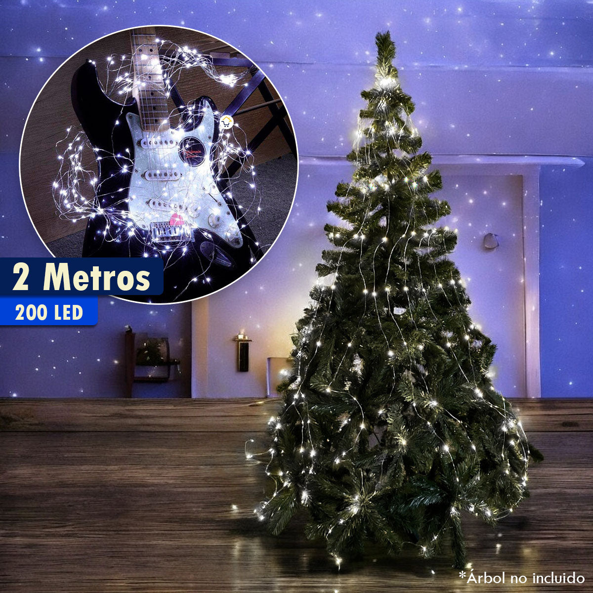 Luz Cascada Para Arbol 200 L YX200T